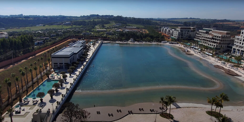 Perfect Swell Pool Shape at Boa Vista Surf Village Brazil