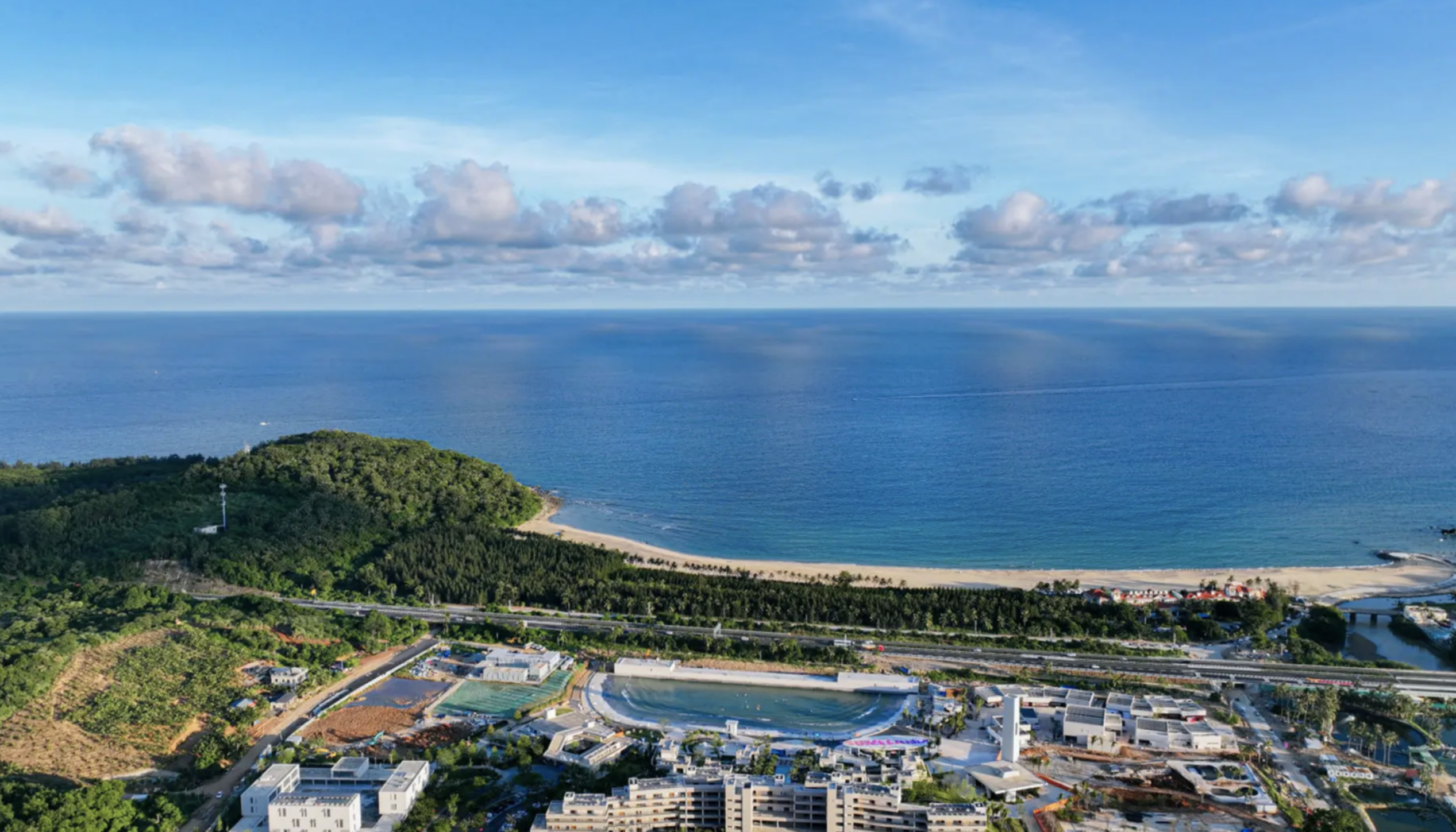 PerfectSwell Surf Park in China from Above