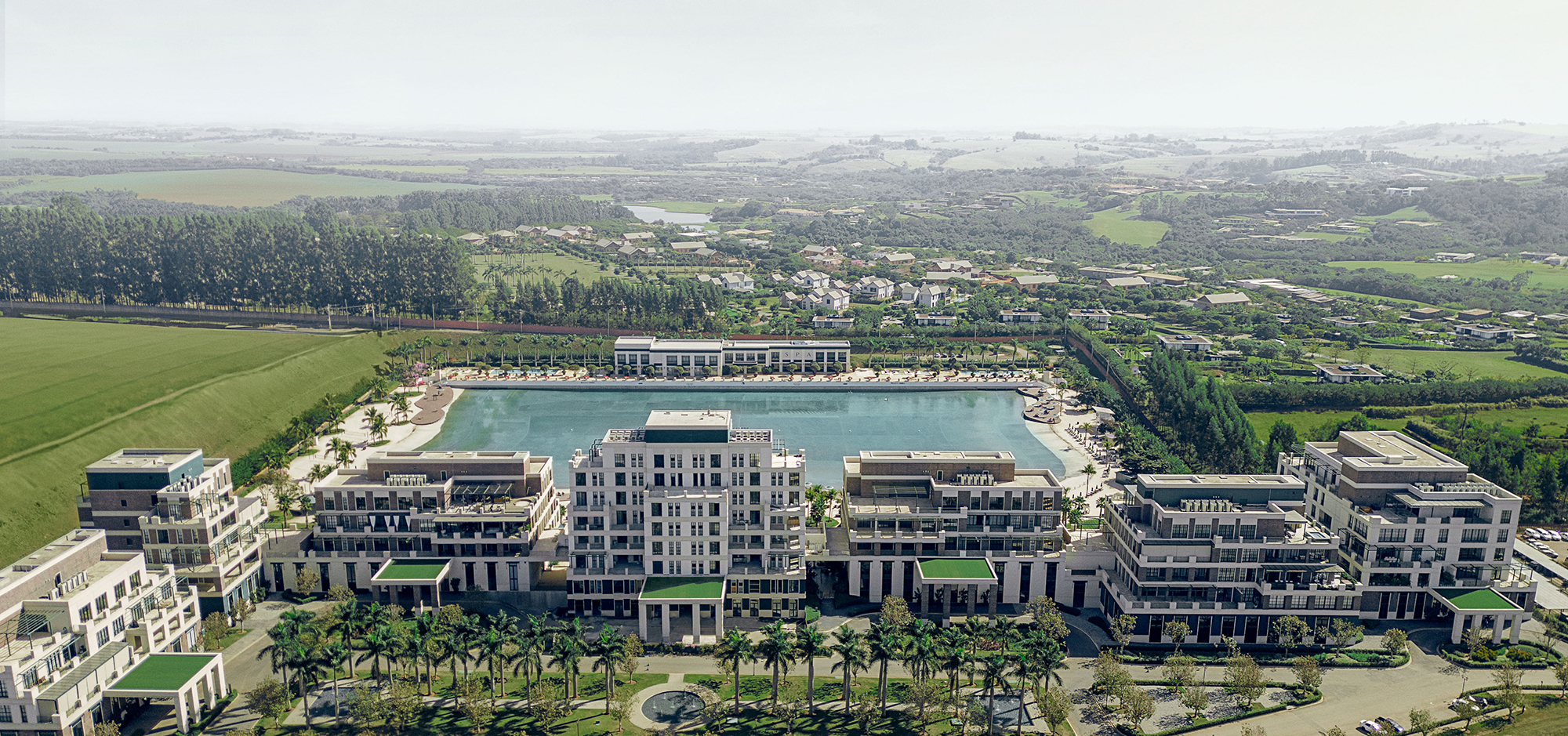 PerfecrtSwell luxury residential development from above